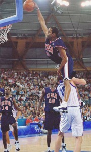 Vince Carter dunk at the Olympics
